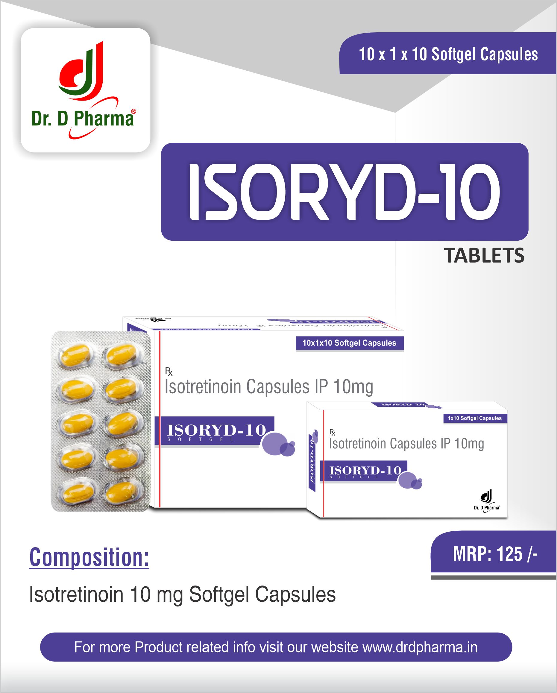 ISORYD 10 SOFTGEL CAP